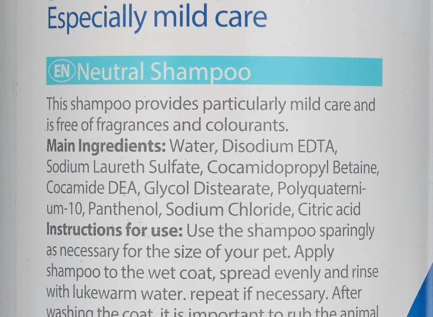 شامپو حجم دهنده خنثی بایولاین - 1 لیتر