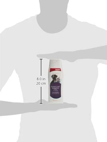 شامپو براق کننده مو بایولاین مناسب سگ و گربه 250 میلی لیتر، چند رنگ