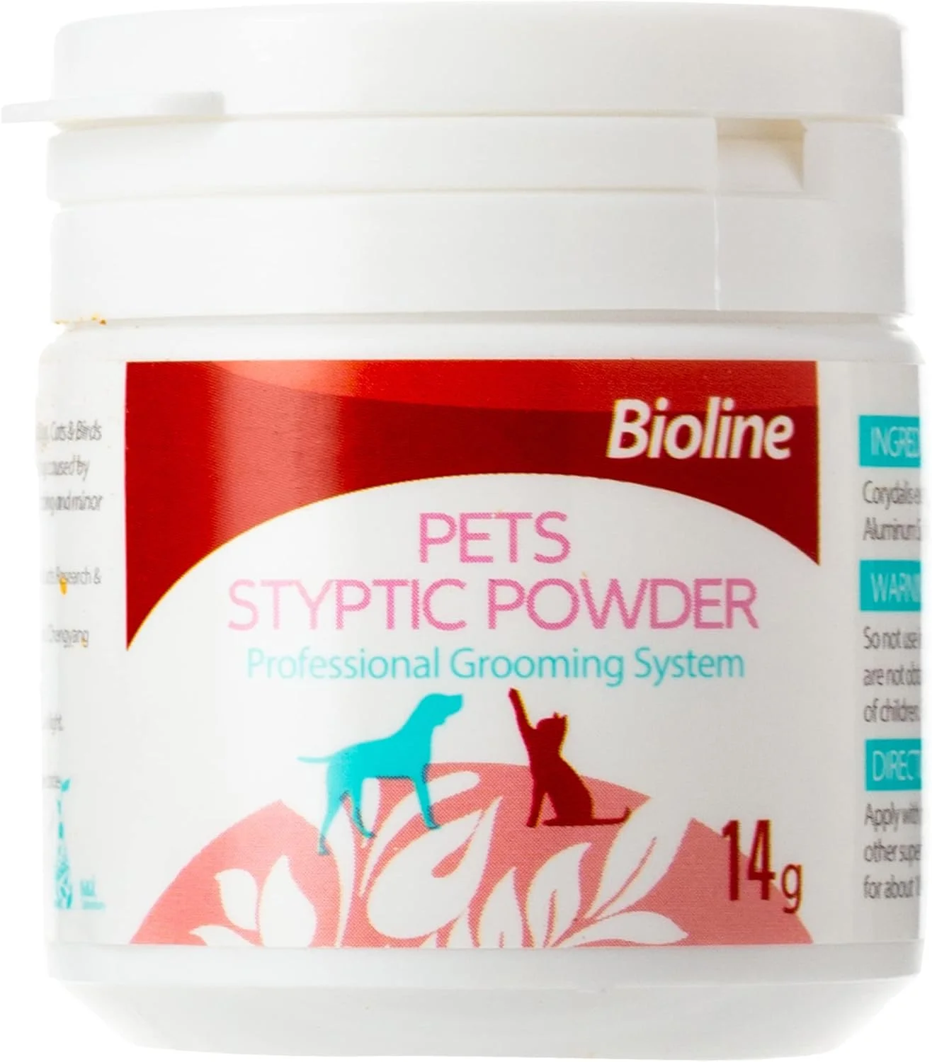 پودر بندآورنده خون بایولاین مناسب حیوانات خانگی، 14 گرم، چند رنگ