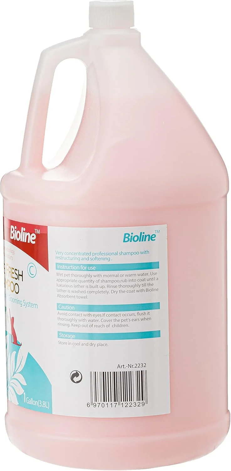 شامپو سگ و گربه بایولاین 3.8 لیتری شامپو سگ و گربه بایولاین 3.8 لیتری