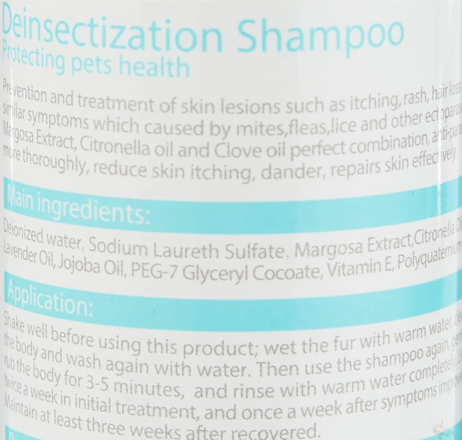 شامپو ضد حشرات بایولاین مناسب حیوانات خانگی 200 میلی لیتر