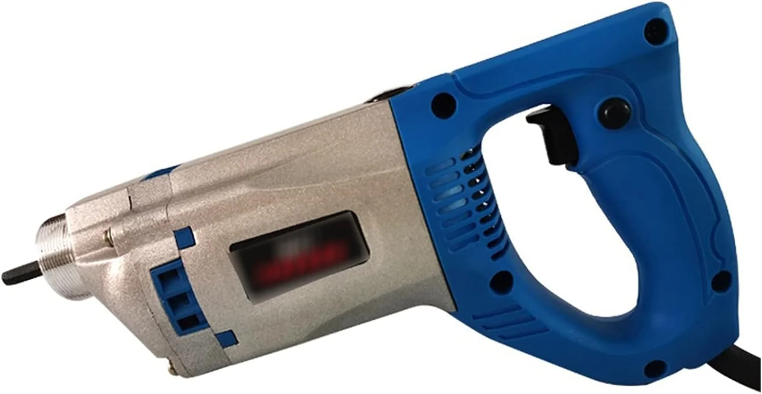 ویبراتور بتن UVWXYZC، ویبراتور بتن قابل حمل، ویبراتور مدادی، ویبراتور ساختمانی با شلنگ 1 متری، 1.2 متری، 1.5 متری (موتور 1500 وات بدون میله) برای از بین بردن حباب های هوا و تراز کردن بتن