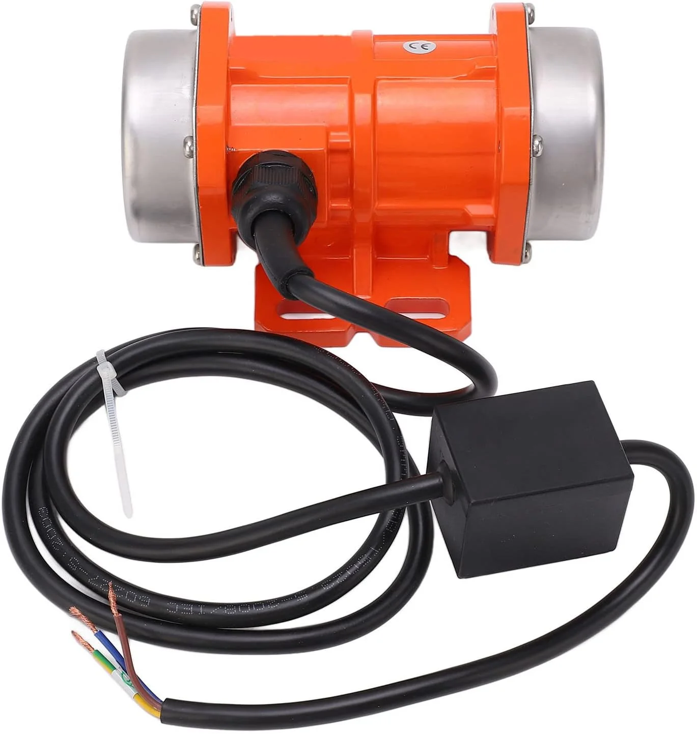 موتور ویبراتور بتن TUWEI 30W-100W، موتور ویبراتور بتن تک فاز AC 220V 3000RPM، ویبراتور ارتعاشی ناهمزمان برقی با بدنه آلیاژ آلومینیوم برای میز لرزان