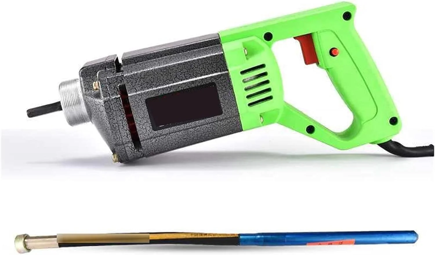 ویبراتور بتن RIMOAL، ویبراتورهای بتن برقی دستی با طرح تصادفی، از بین برنده حباب سیمان با میله مسی 1 متری، 1.2 متری و 1.5 متری، ابزار بتن، موتور ویبره (اندازه: میله 1.5 متری نوع 1500W35)