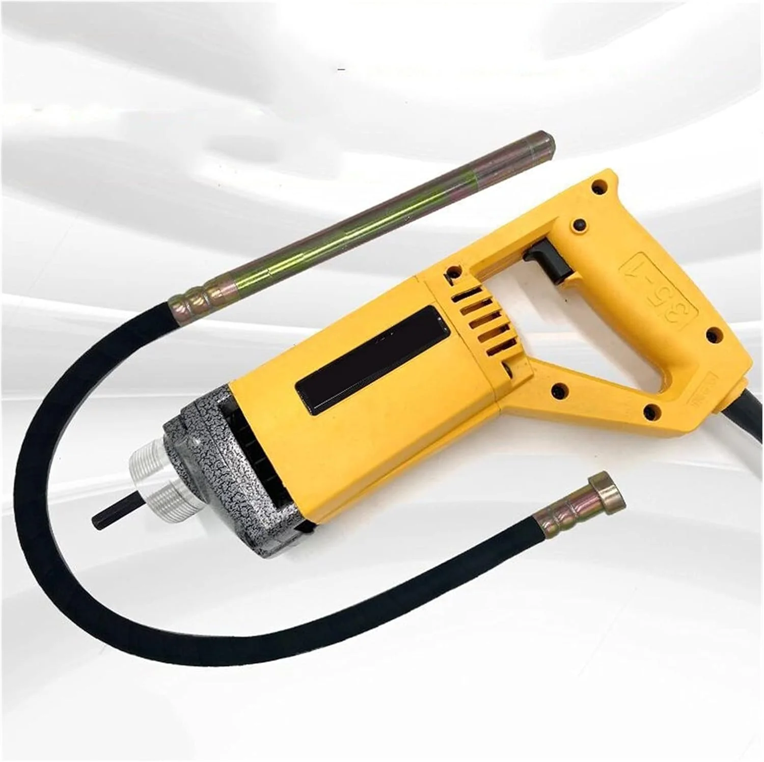 ویبراتور بتن دستی RIMOAL با میله مسی 1.5 متری، ابزار بتن برای حذف حباب های سیمان، مناسب برای انواع بتن (رنگ: آبی، اندازه: موتور 1800 وات + میله 1.5 متری)