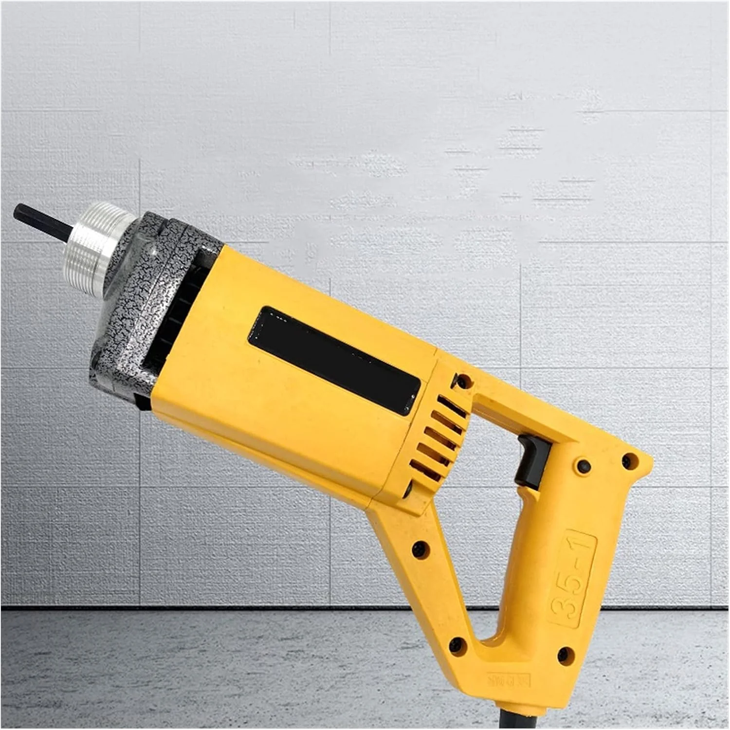 ویبراتور بتن دستی RIMOAL با میله مسی 1.5 متری، ابزار بتن برای حذف حباب های سیمان، مناسب برای انواع بتن (رنگ: آبی، اندازه: موتور 1800 وات + میله 1.5 متری)