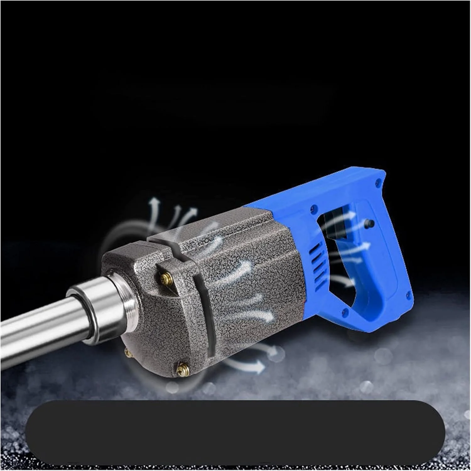 ویبراتور بتن دستی RIJPEX، ویبراتورهای برقی بتن، از بین برنده حباب سیمان با میله مسی 1 متری، 1.2 متری، 1.5 متری، ابزار بتن (رنگ: 4800w، اندازه: میله 1.5 متری 35#)