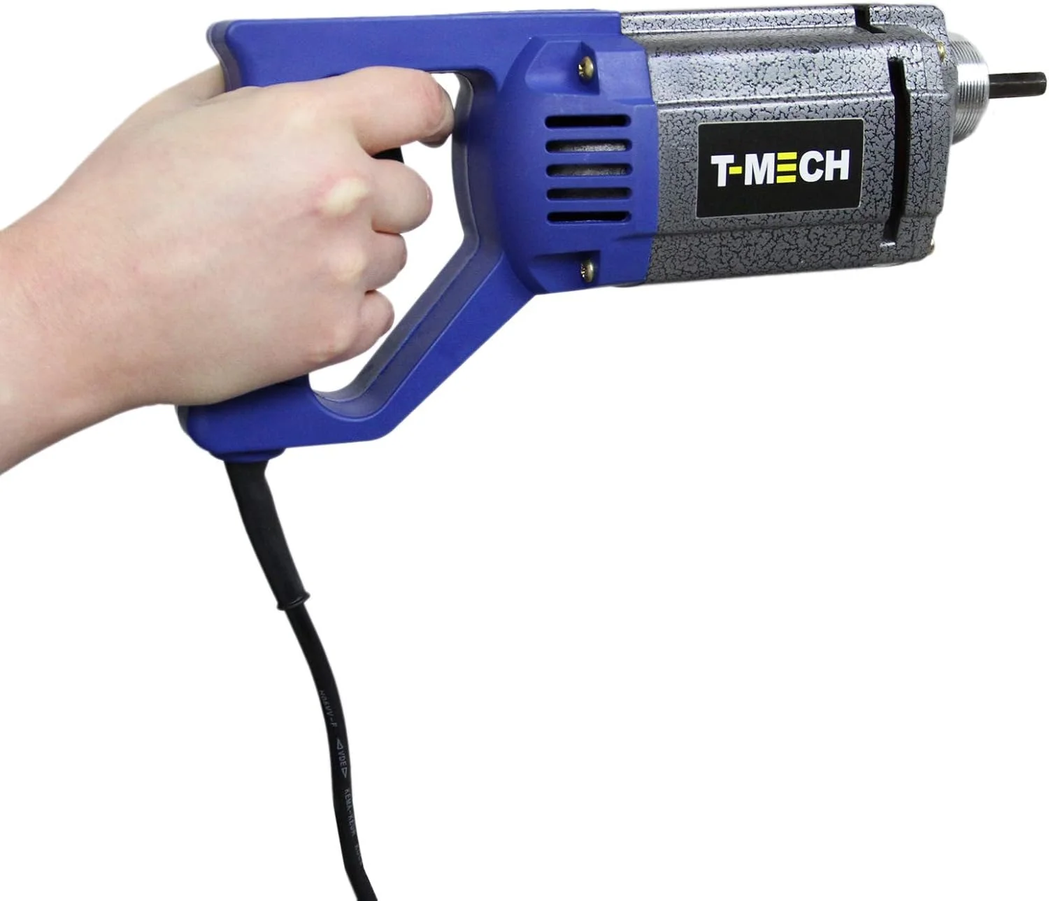 ویبراتور بتن دستی برقی مانستر شاپ، پوکر ویبره ای دستی 35 میلی متری، سوزن لرزان، شفت انعطاف پذیر 2 متری، 1100 وات