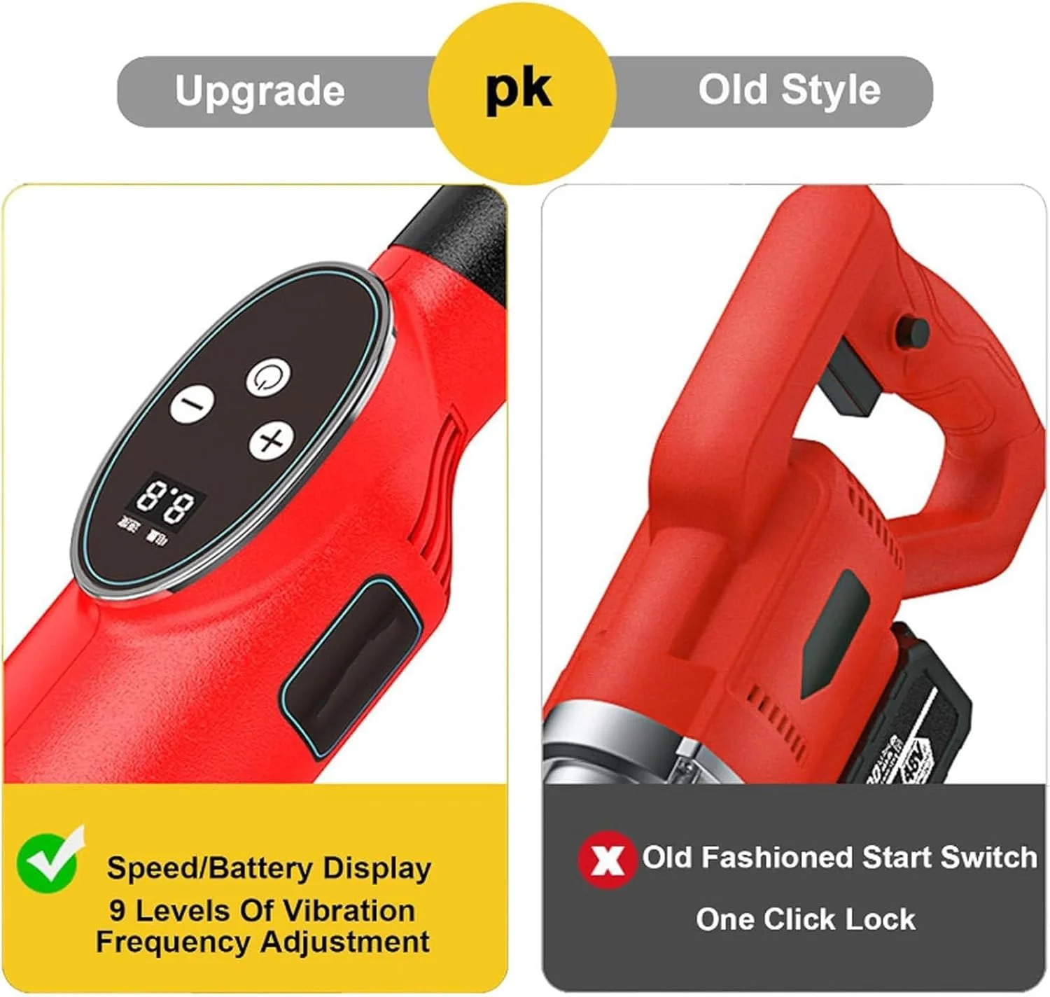 ویبراتور برقی بتن نورسیکس 6000 دور در دقیقه، ماله پره ای برقی بتن، ابزار ویبره پرداخت بتن با قابلیت تنظیم 9 سرعت، ابزار پرداخت ویبره ای ماله برقی بتن با نمایشگر قدرت، 2 باتری ویبراتور برقی بتن نورسیکس 6000 دور در دقیقه، ماله پره ای برقی بتن، ابزار ویبره پرداخت بتن با قابلیت تنظیم 9 سرعت، ابزار پرداخت ویبره ای ماله برقی بتن با نمایشگر قدرت، 2 باتری