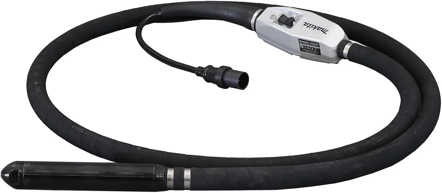 ویبراتور بتن شارژی ماکیتا VR002CZ 36 ولت لیتیوم-یون، 43 میلی متر، 12000 لرزش، بدون باتری/پاور پک قابل حمل و شارژر