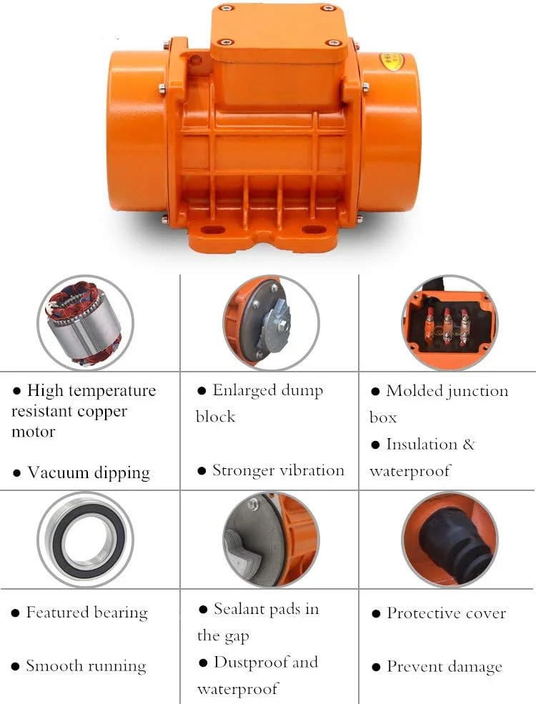 ماله برقی ویبراتور بتن LZFuiop، ماله شمشه تراز کننده ویبره ای سیمان، دستگاه پرداخت صاف کننده سطح بتن 150 وات به همراه صفحه شمشه آلیاژ آلومینیوم 14 سانتی متر در 2 متر (سایز: 220 ولت)