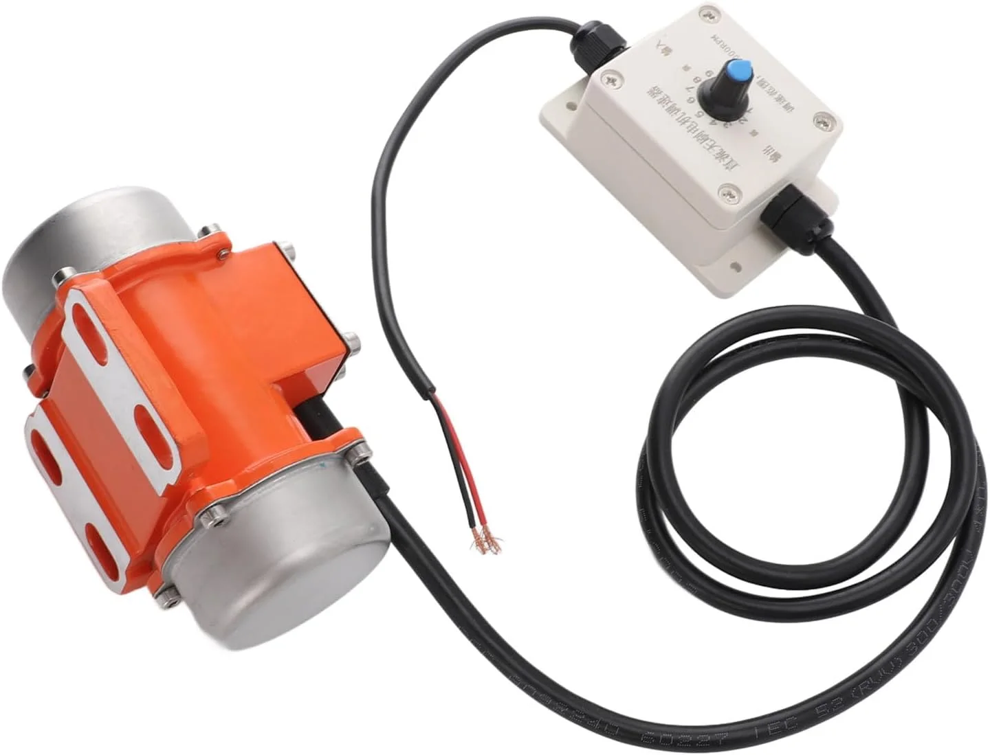 موتور ویبراتور بتن Luocute، موتور لرزشی با سرعت قابل تنظیم و نمایشگر، موتور ویبره برقی آلیاژ آلومینیوم براشلس DC 24V IP65 برای تجهیزات معدن، ساخت و ساز، پوشش پودری