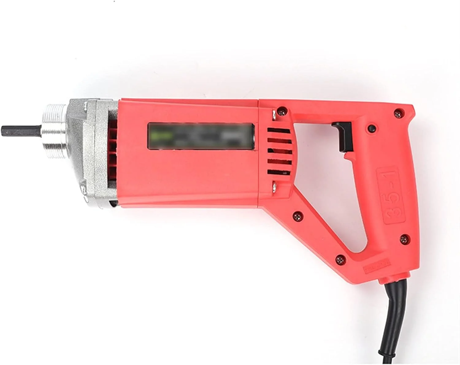 ویبراتور بتن دستی LZFuiop، از بین برنده حباب های سیمان با میله مسی 1 متری، 1.2 متری و 1.5 متری، ابزار بتن برای حذف حباب های هوا و تراز کردن بتن (ویبراتور نوع 50)