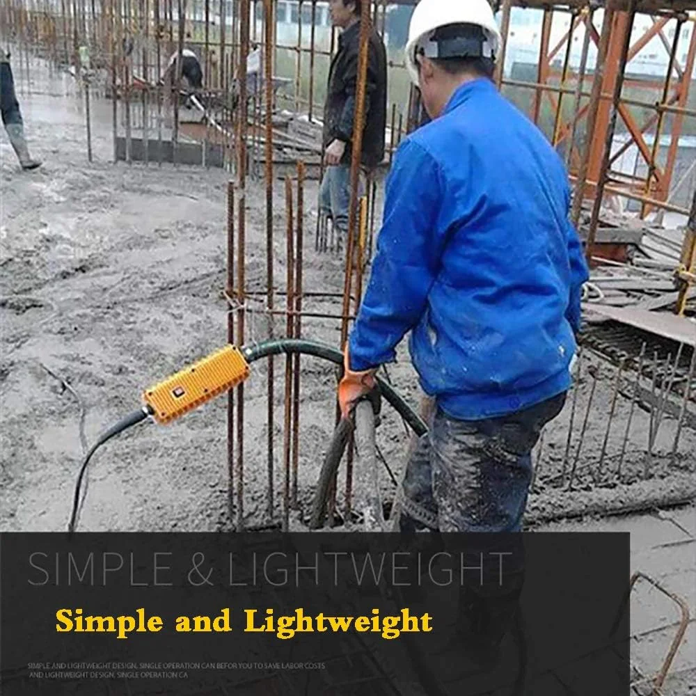 ویبراتور بتن برقی بی صدا دستی کنونو، 3200N 200Hz 4 متری ویبراتور داخلی قابل حمل ساختمانی