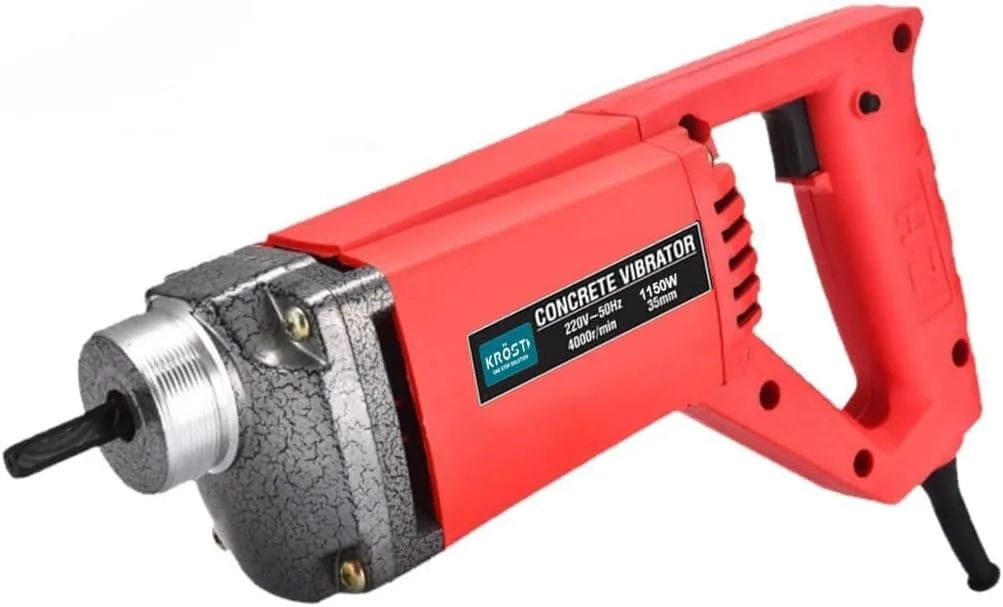 ویبراتور بتن کراست 1150 وات با سوزن 35 میلی متری، 13000 لرزش در دقیقه (1150 وات)