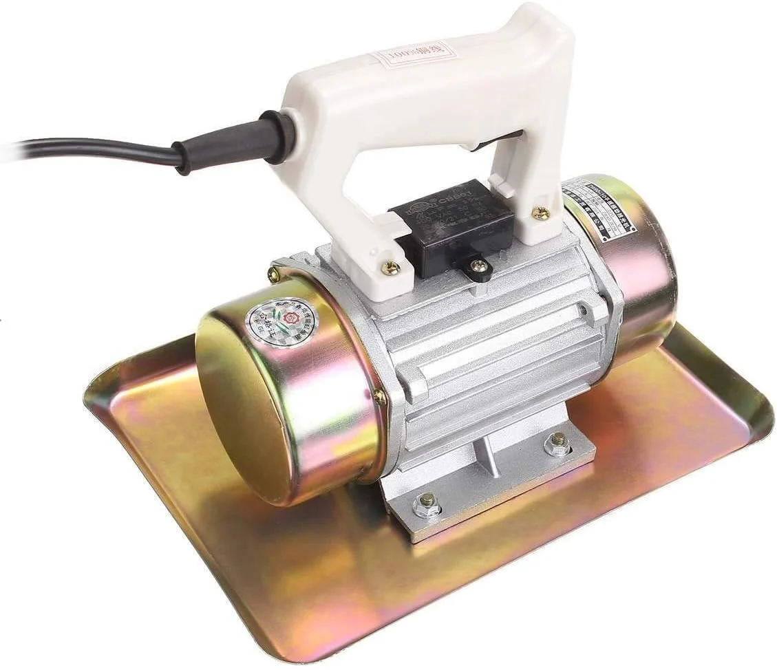 موتور ویبراتور بتن برقی JDOSHIS برای ابزار ساختمانی 250 وات 100 کیلوگرم نیرو 2840 دور در دقیقه دستگاه ویبراتور بتن دستی رومیزی (سیم 1 متری)