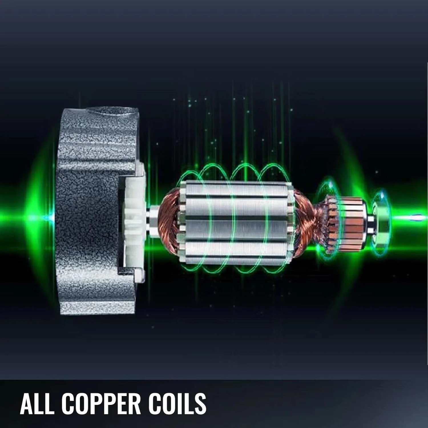 ویبراتور بتن برقی لنگجی 800 وات با سوزن ویبره 35 میلی متری و شلنگ 1.5 متری موتور تمام مسی برای ویبره ستون سیمانی