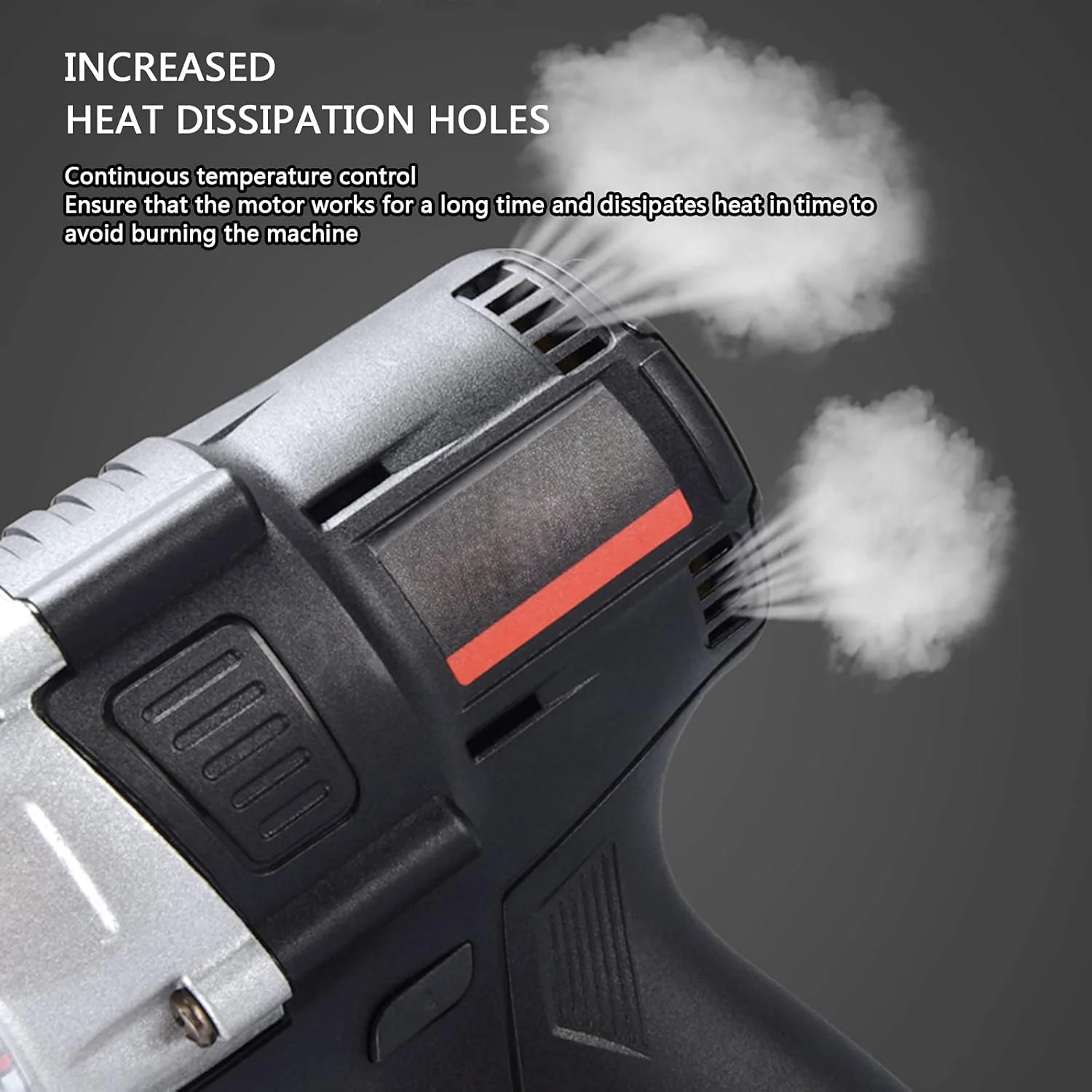 ویبراتور بتن بی سیم JDOSHIS، 3100 دور در دقیقه 300 نیوتن متر، ویبراتور بتن دستی میله لرزان 59 اینچی/150 سانتی متری با باتری های لیتیوم یونی 128TV و شارژر