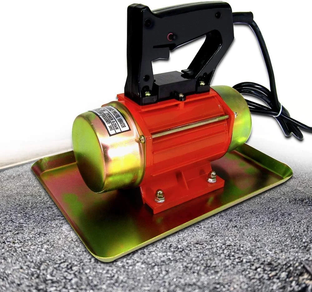 ویبراتور بتن JACOJE، ویبراتور صفحه تخت بتن، ماله کشی بتن دستی، دستگاه ویبراتور بتن، 250 وات، 2840 دور در دقیقه، 220 ولت (رنگ: قرمز)