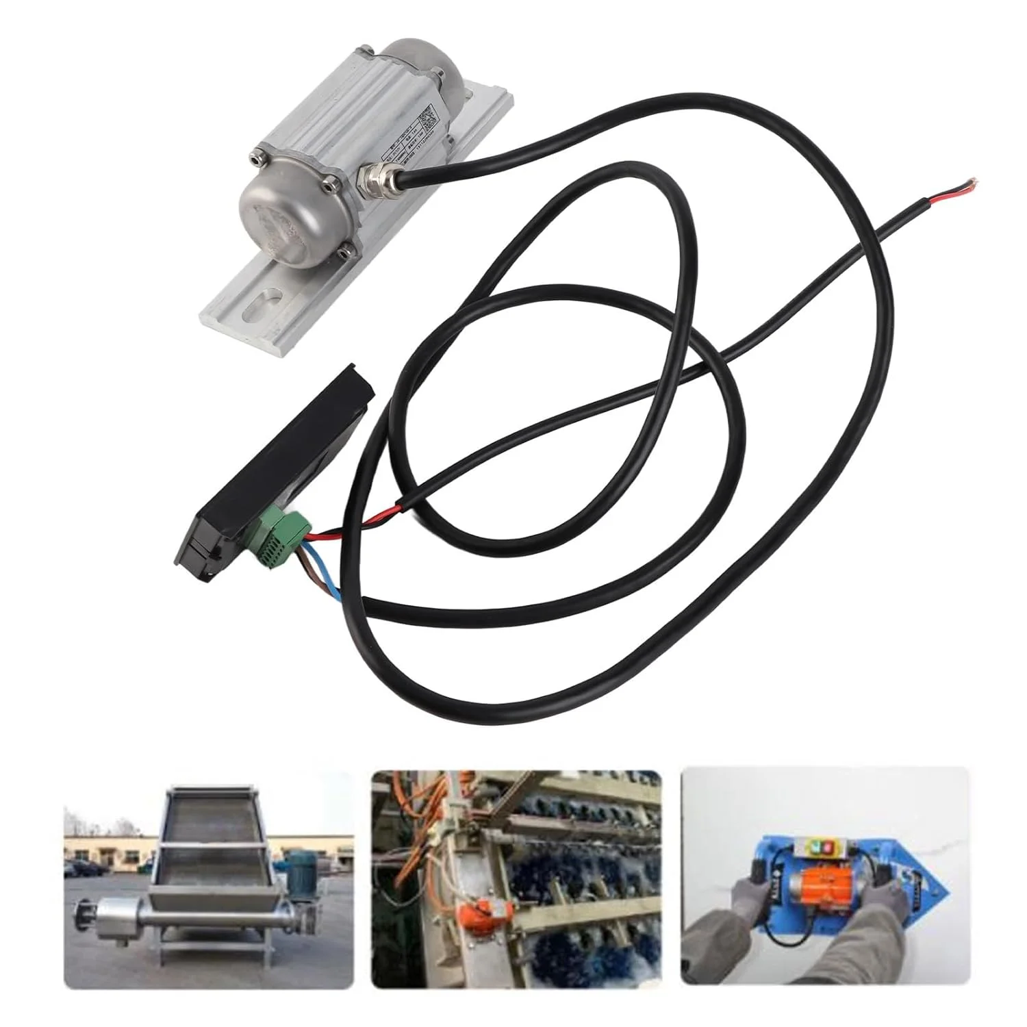 موتور ویبراتور بتن DC 12V جیاوو، موتور ویبراتور بتن با سرعت قابل تنظیم 7500 دور در دقیقه، ویبراتور برقی آلیاژ آلومینیوم برای میز ویبره، فیدر (10 وات) موتور ویبراتور بتن DC 12V جیاوو، موتور ویبراتور بتن با سرعت قابل تنظیم 7500 دور در دقیقه، ویبراتور برقی آلیاژ آلومینیوم برای میز ویبره، فیدر (10 وات)