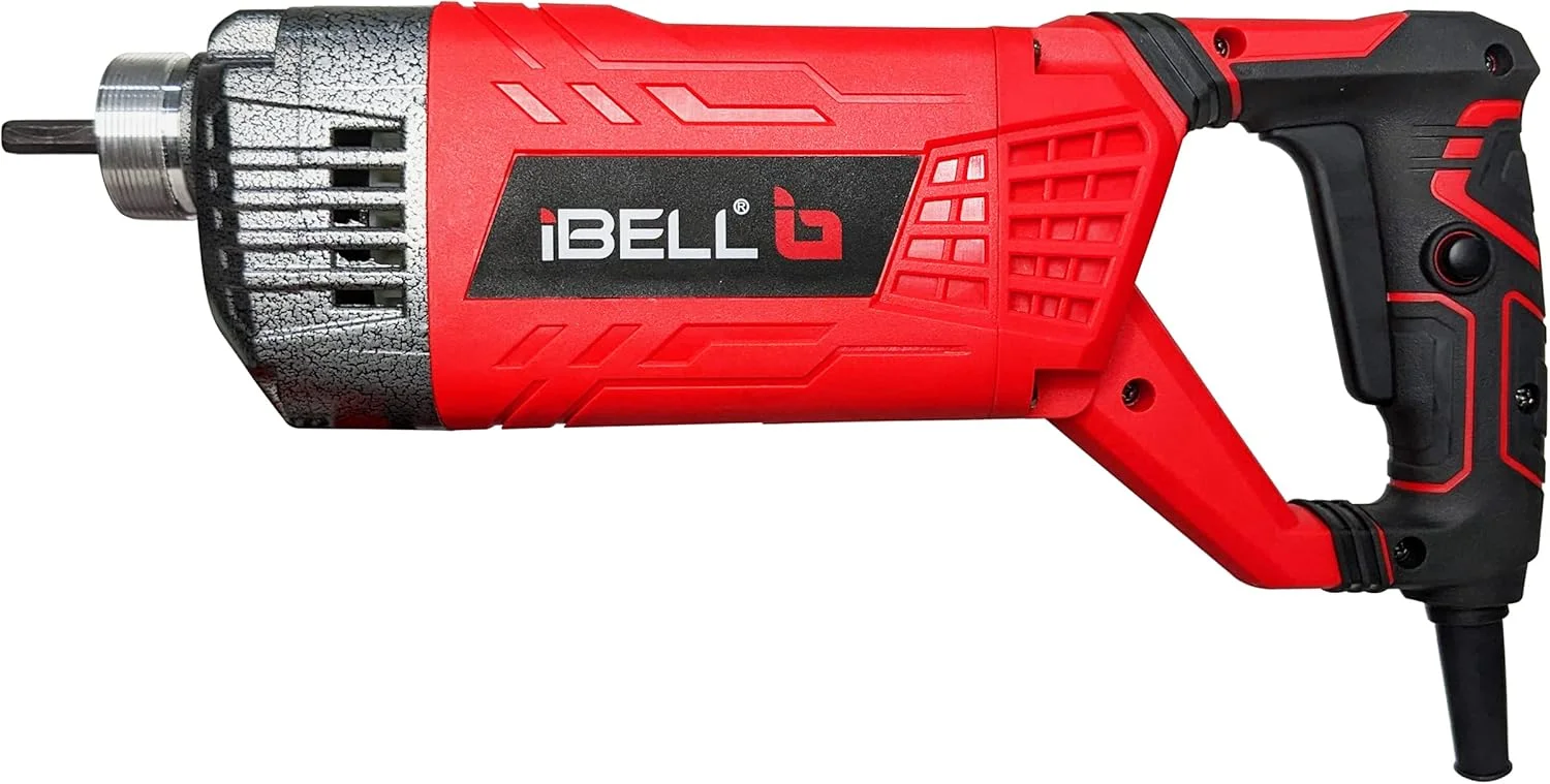 ویبراتور بتن iBELL مدل CV35-48، 1600 وات، 4500 دور در دقیقه با شیلنگ ویبراتور 35 میلی متری