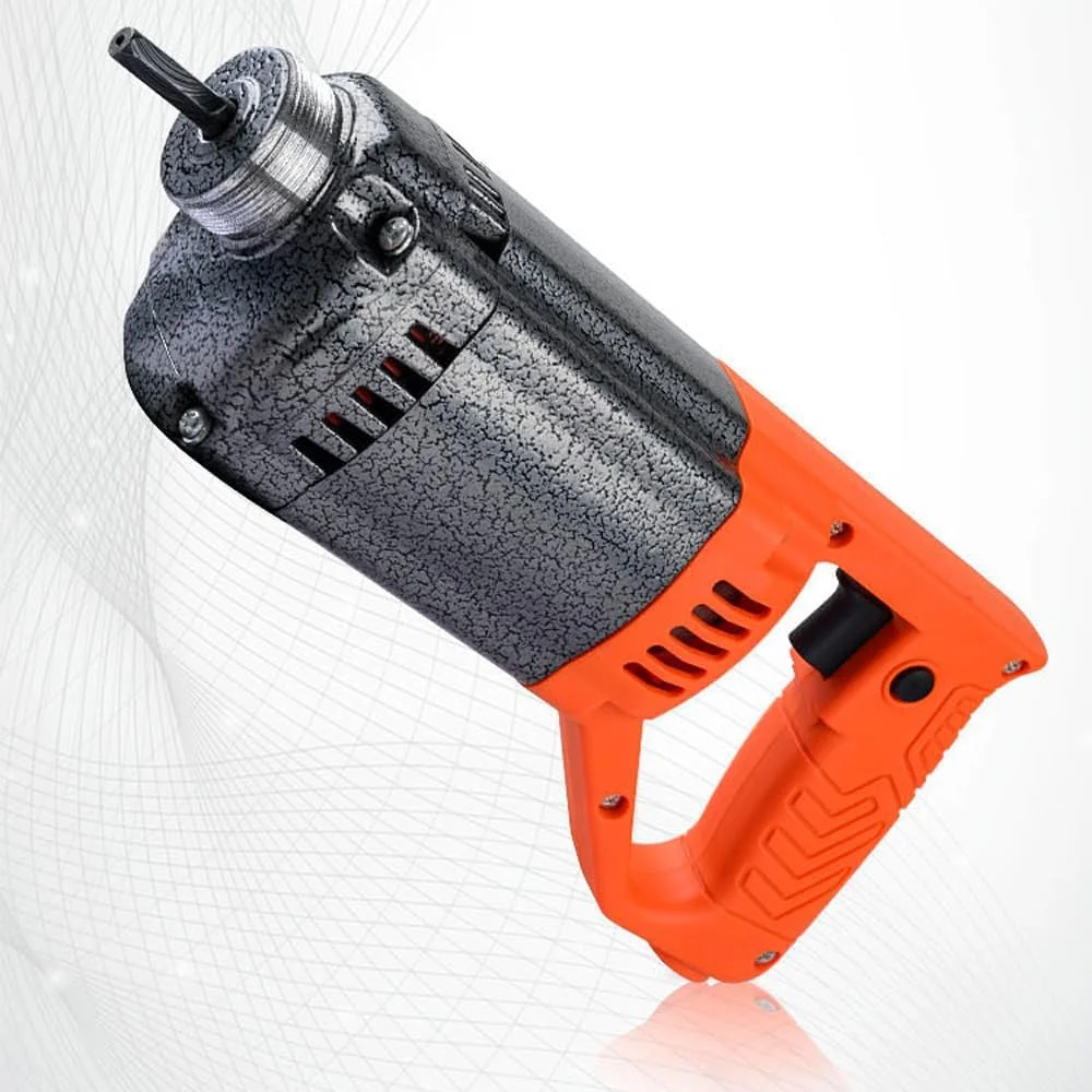 ویبراتور بتن دستی 1250 وات، ابزار ویبره برقی با شفت 1.5 متری برای ساخت و سازهای مختلف بتنی yunnstore