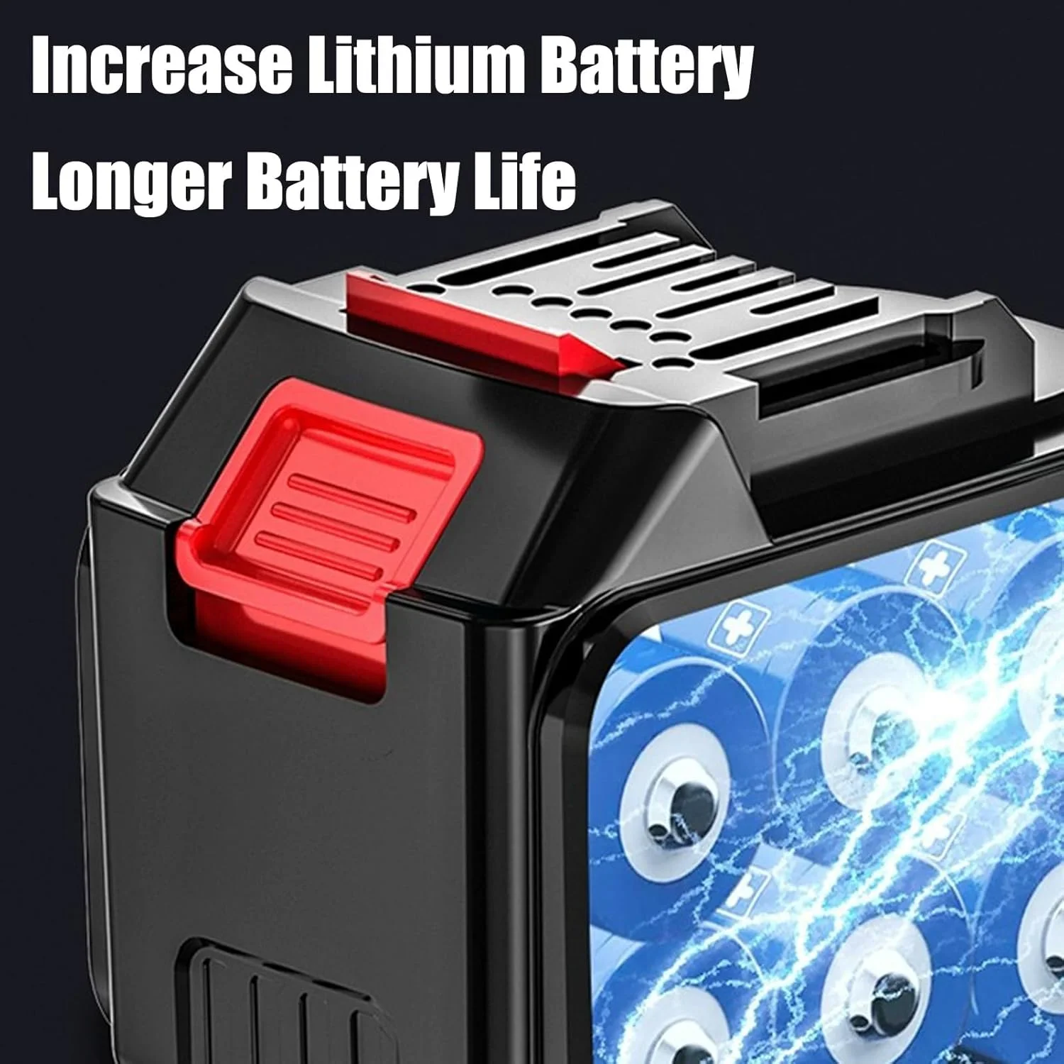 ویبراتور بتن دستی، ابزار ویبره بتن بی سیم با شلنگ 1.5 متری، پوکر ویبره برقی سیمانی 3880 واتی با شارژر و باتری، ویبراتور صنعتی قوی قابل حمل برای پل، جاده