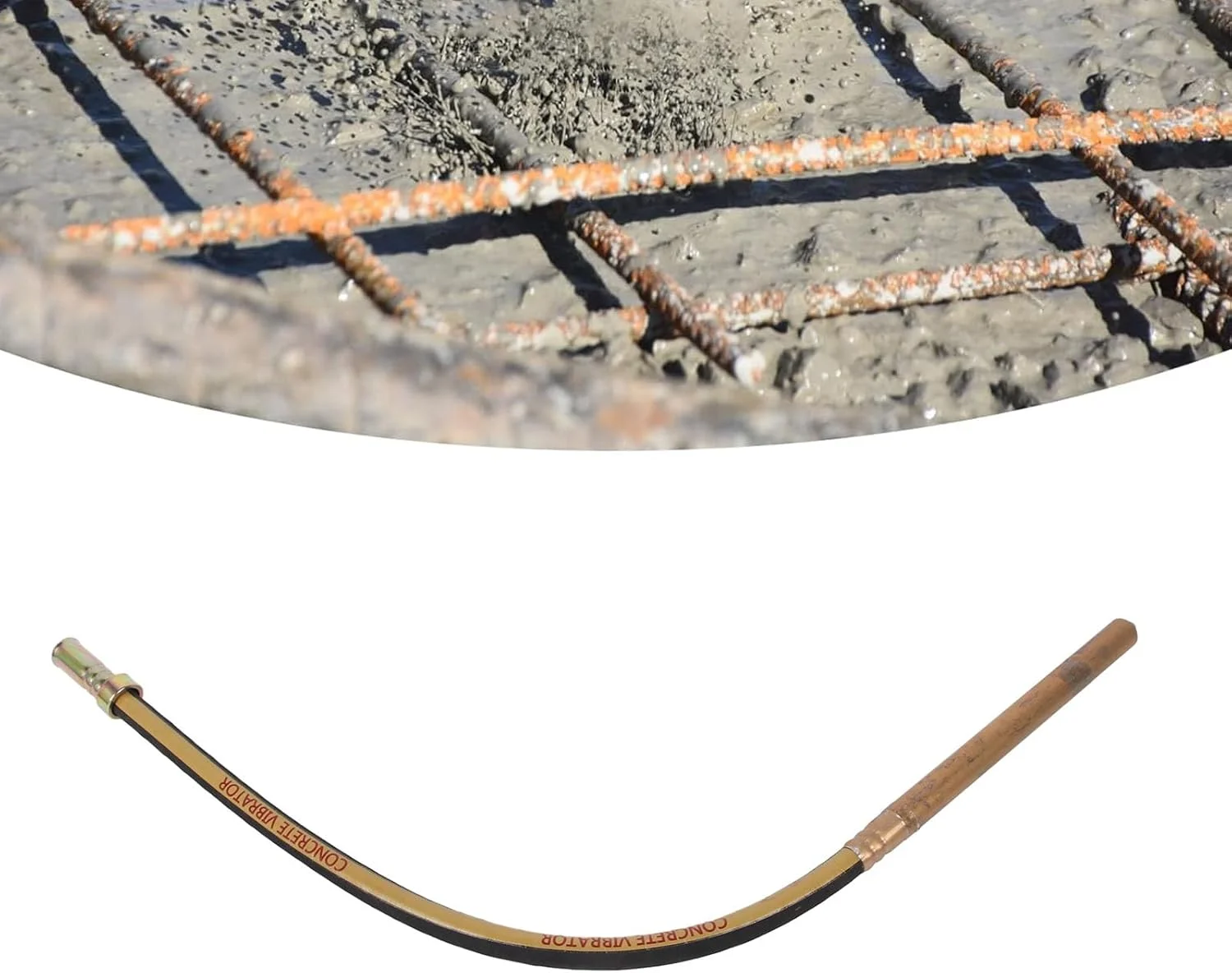 شفت ویبراتور بتن دستی، میله ویبره چند منظوره غیر افتادنی، ویبراتور سیمان با مداد قابل حمل برای حذف حباب هوا و مخلوط کردن بتن، طول شفت