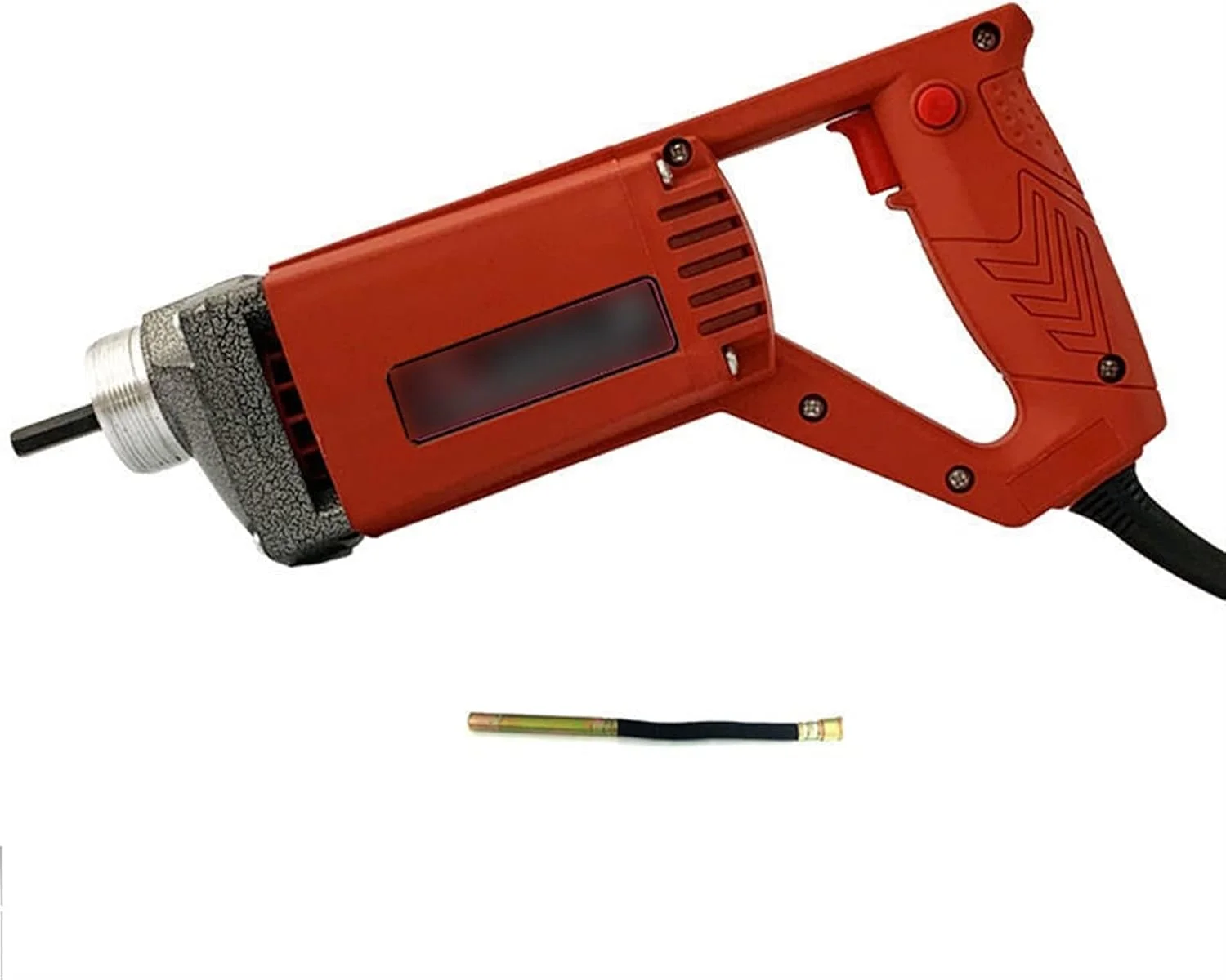 ویبراتور بتن GZDrdkf 1500W، ویبراتورهای بتن دستی برقی، از بین برنده حباب سیمان با میله مسی 1 متری، 1.2 متری، 1.5 متری، ابزار بتن (موتور 1500 وات + میله 25# 1.5 متری)