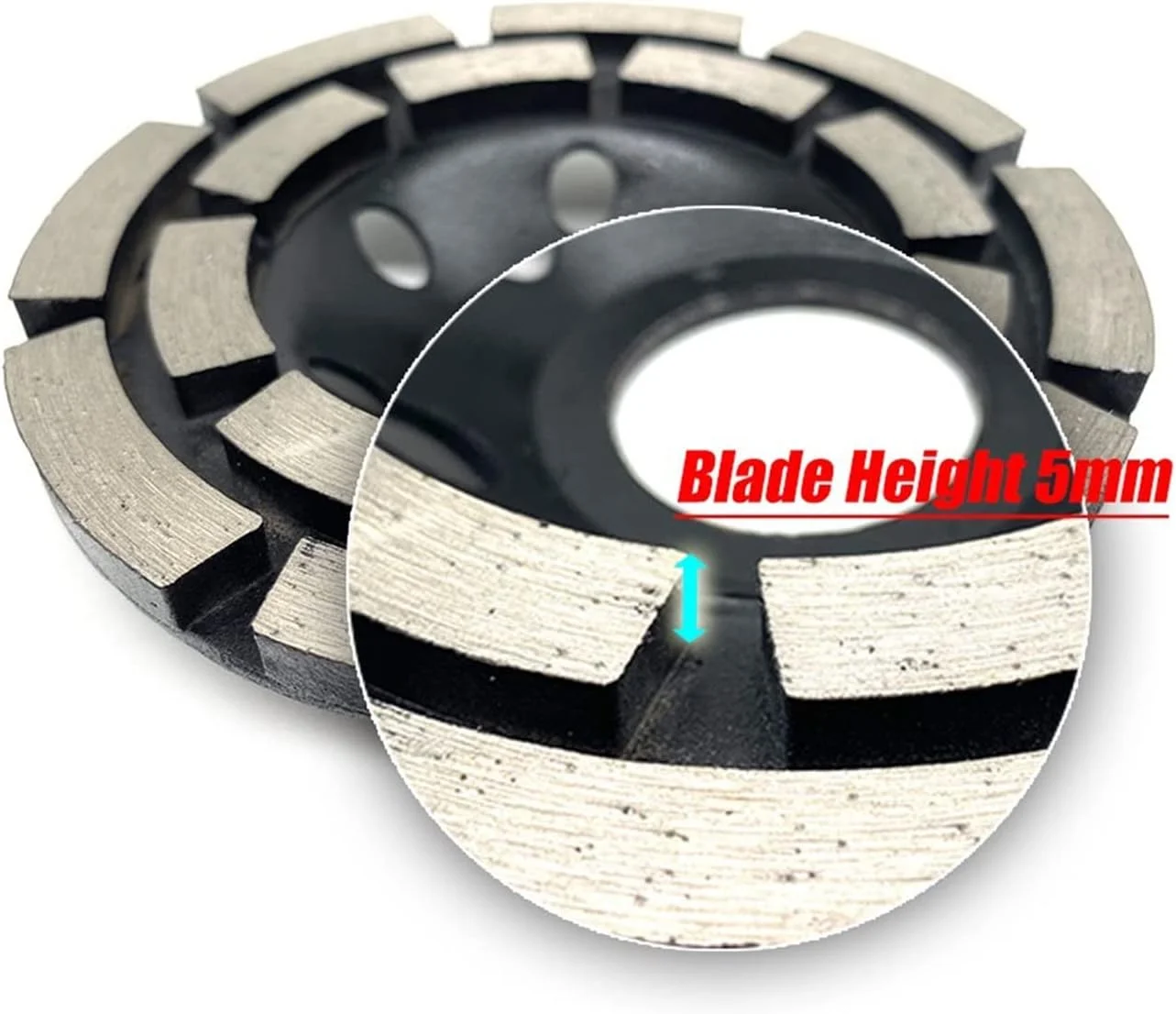 ویبراتور کاشی دستی GZDodek به همراه 3 عدد صفحه سنگ زنی الماسی دو ردیفه 100 میلی متری کاسه ای برای سنگ مرمر، گرانیت و بتن با مکش فوق العاده