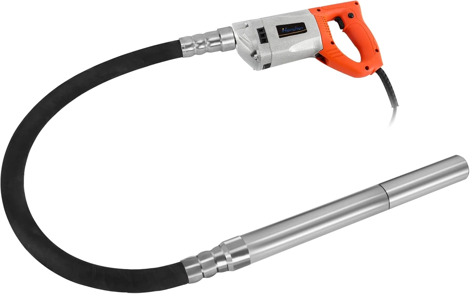 ویبراتور بتن GXYGLSGSGJS 1900 وات با شلنگ 2 متری، موتور ویبره بتن برقی قابل حمل، قطر میله 50 میلی متر