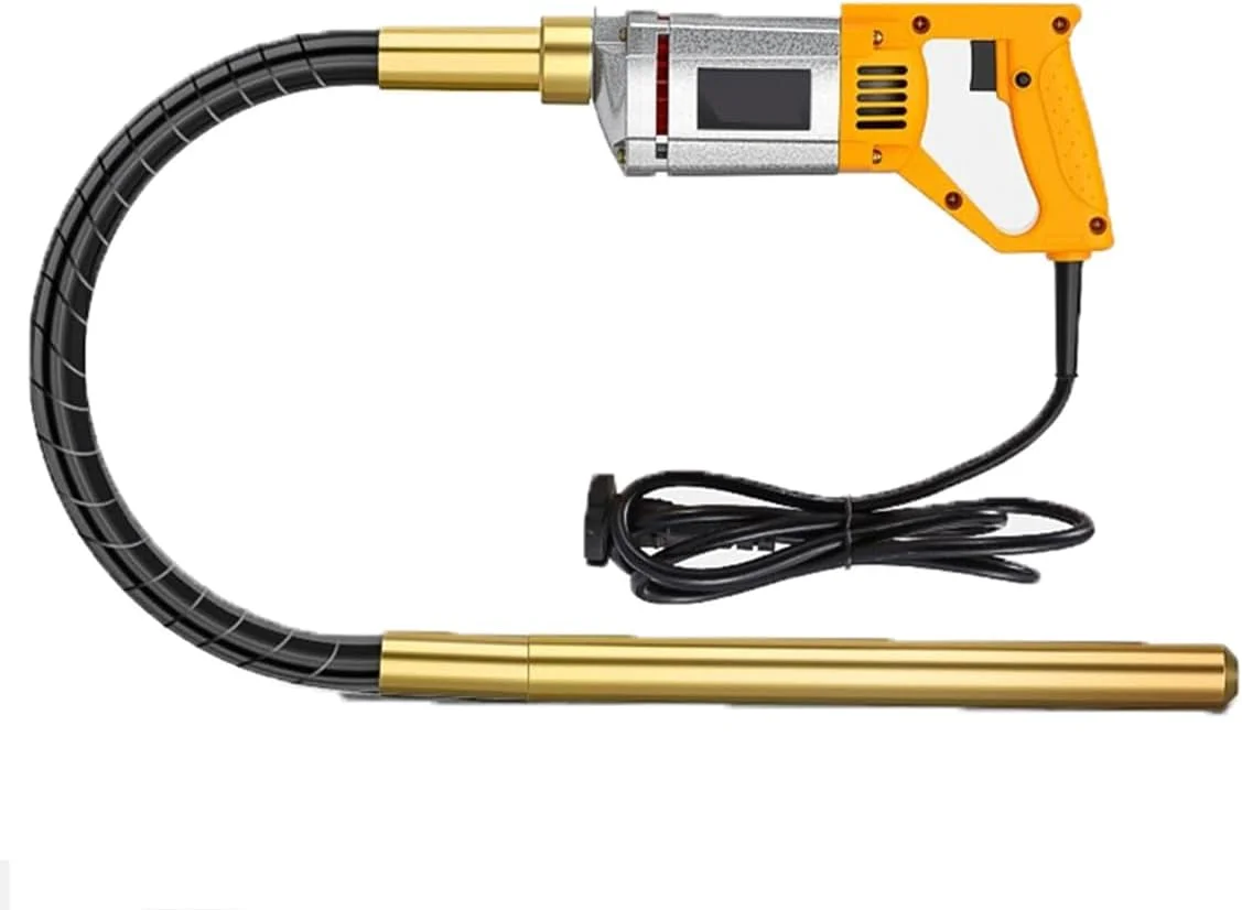 ویبراتور بتن دستی Good Homie، ویبراتور برقی بتن 3880 وات با شفت 2 متری، ویبراتور بتن مدادی قابل حمل برقی برای ساخت و ساز بتن صنعتی