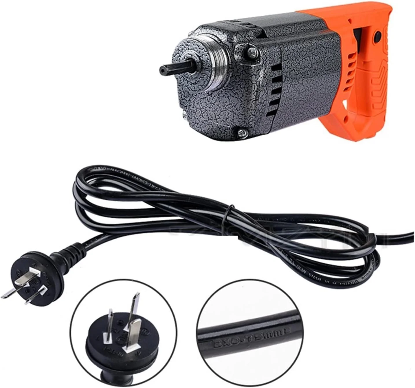 ویبراتور بتن دستی GHQERTY Z1D-50-1L 1250W به همراه نیزه ارتعاشی 1.5 متری، ویبراتور بتن صنعتی قابل حمل پلاگین