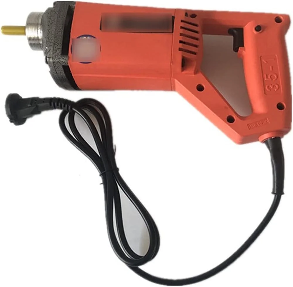 ویبراتور بتن دستی GJDtyui، ابزار بتن با میله مسی 1 متری، 1.2 متری و 1.5 متری برای حذف حباب های سیمان و بتن های مختلف (فقط میله 1.5 متری 35#)