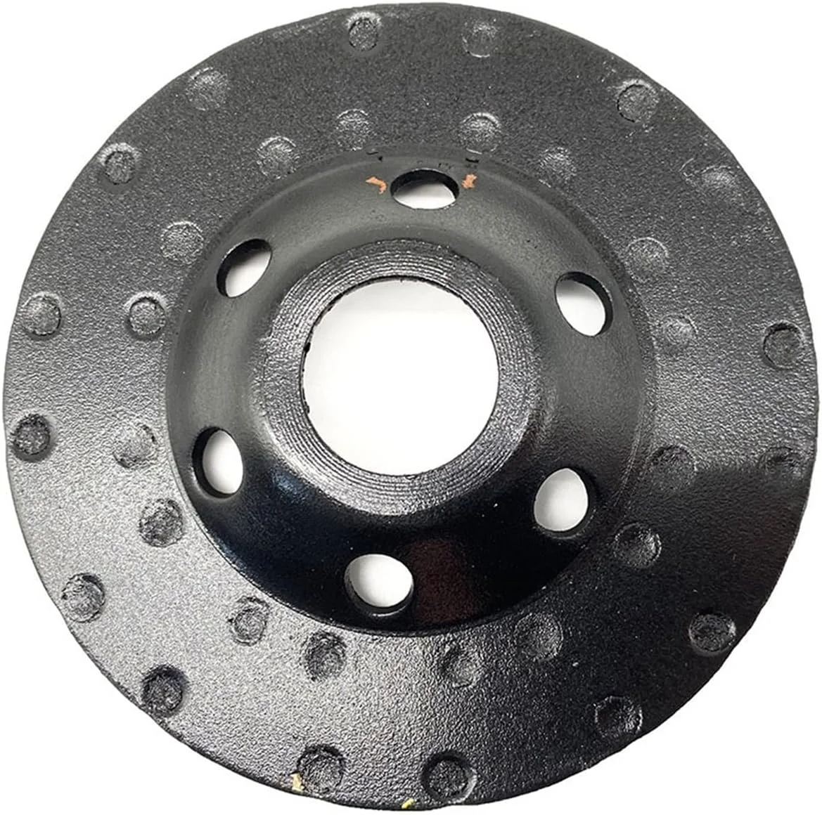 ویبراتور کاشی دستی GHQERTY، 3 عدد صفحه سنگ زنی الماسی دو ردیفه 100 میلی متری 4 اینچی، چرخ فنجانی سنگ زنی کاسه ای شکل برای مرمر، گرانیت، بتن با مکش فوق العاده