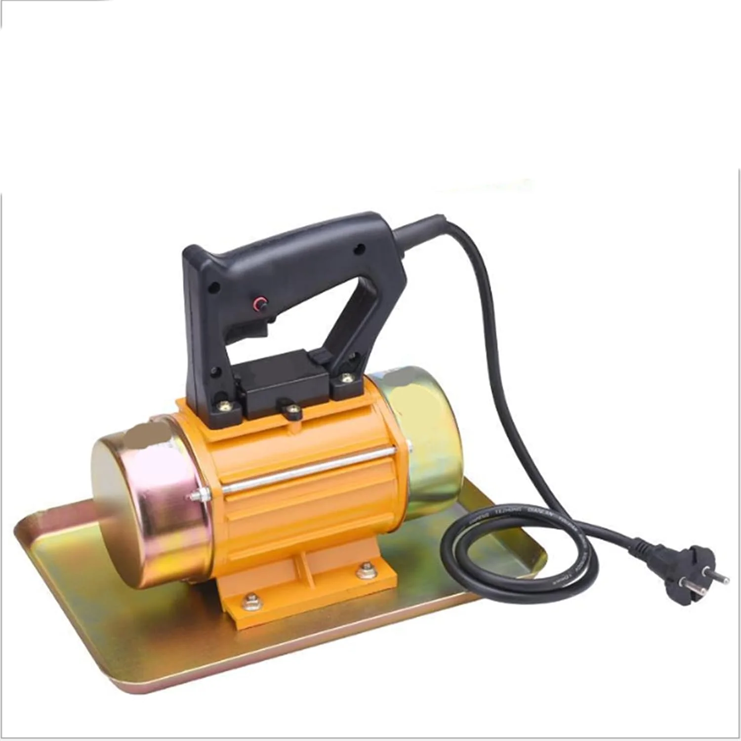 دستگاه ویبراتور بتن دستی GHQERTY 220V، ماله بتن قابل حمل کوچک با ویبراتور تخت متصل