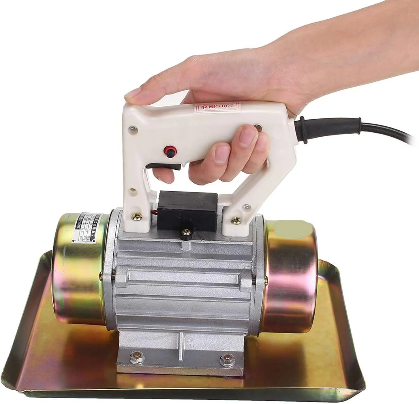 موتور ویبراتور بتن رومیزی GHQERTY، 220 ولت 250 وات، ابزار ساخت و ساز قابل حمل، موتور ویبراتور بتن دستی