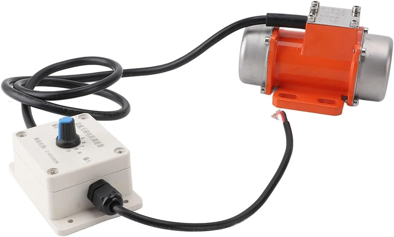 موتور ویبراتور بتن Eujgoov - موتور ویبره DC 12 ولت آلیاژ آلومینیوم موتور کارآمد برای تجهیزات پوشش پودری (40 وات)