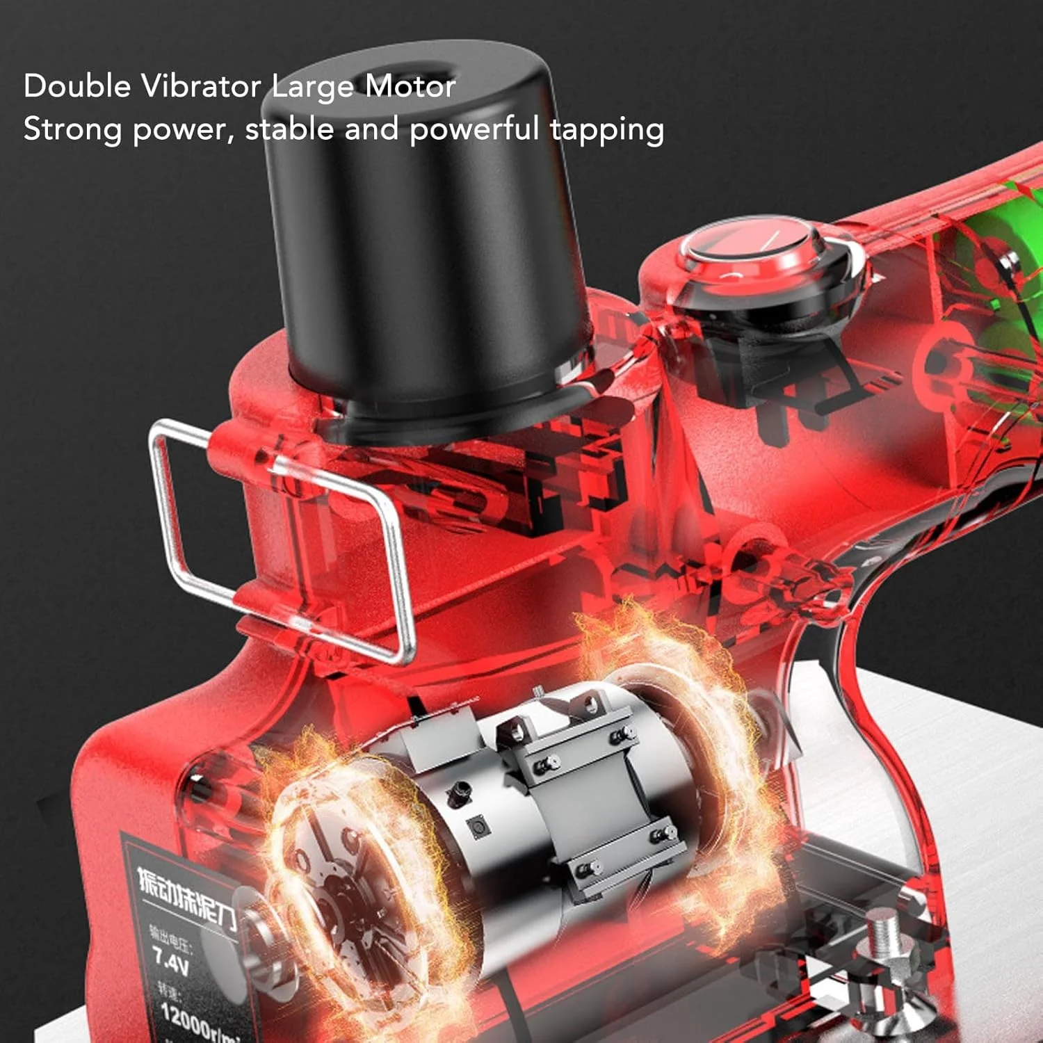 ماله صفحه تخت بتن شارژی Fockety، دستگاه ویبره بتن و سیمان دستی قابل حمل دو منظوره، پولیشر ویبراتور برقی 2000mA ماله صفحه تخت بتن شارژی Fockety، دستگاه ویبره بتن و سیمان دستی قابل حمل دو منظوره، پولیشر ویبراتور برقی 2000mA