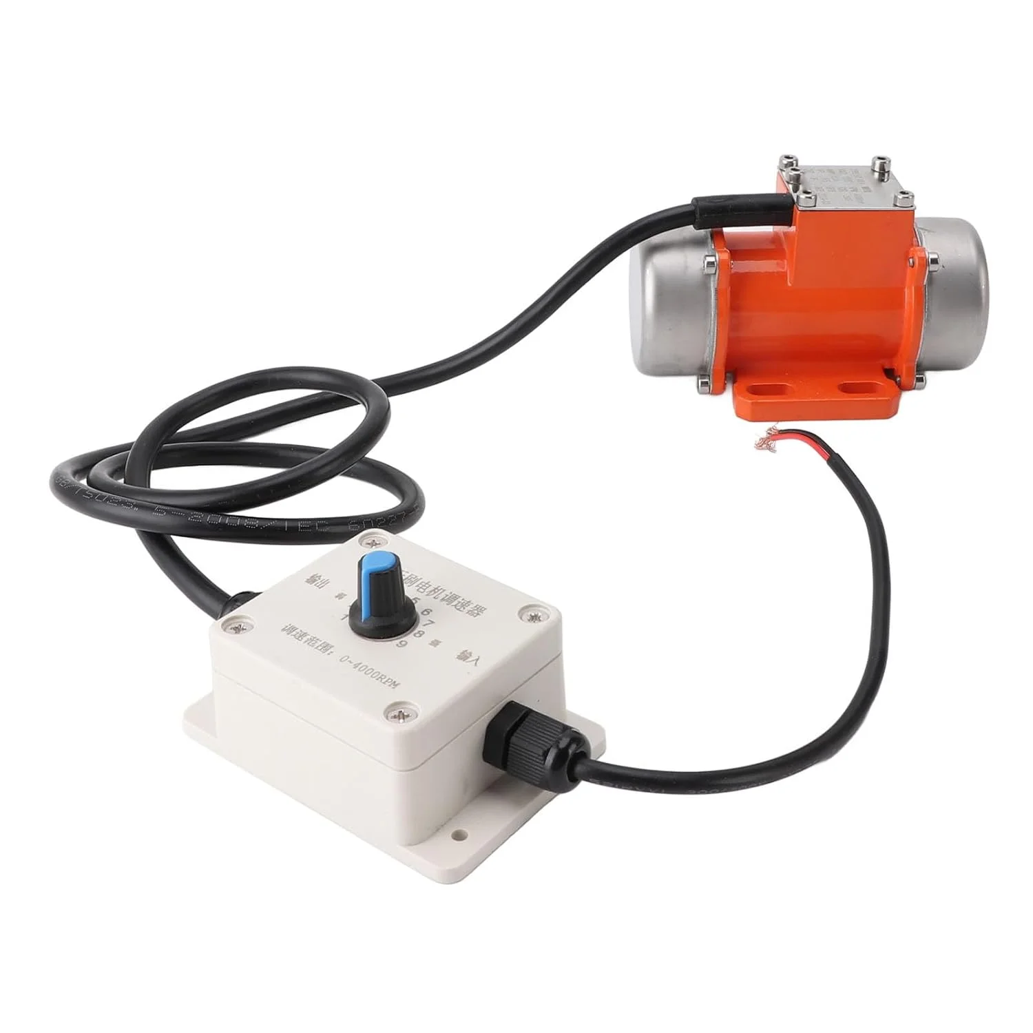 موتور ویبره بتن Eujgoov، موتور ویبراتور بتن با محافظت IP65، موتور براشلس DC 24V پایدار با کنترل کننده سرعت برای معادن (20 وات)