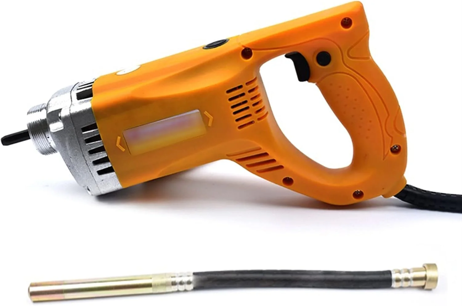 ویبراتور بتن دستی Esloy، ویبراتور برقی بتن، از بین برنده حباب سیمان با میله مسی 1 متری، 1.2 متری، 1.5 متری (پوسته پلاستیکی 2880 وات + میله 1.5 متری)