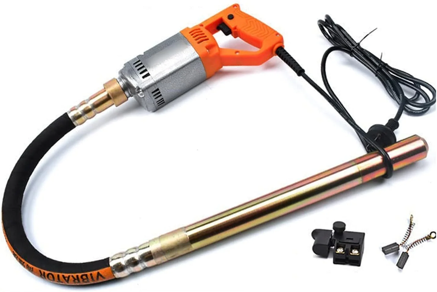 ویبراتور بتن ERTUUYD، ویبراتور برقی دستی، از بین برنده حباب سیمان با میله مسی 1 متری، 1.2 متری، 1.5 متری، ابزار بتن (میله 1.5 متری 25#) ویبراتور بتن ERTUUYD، ویبراتور برقی دستی، از بین برنده حباب سیمان با میله مسی 1 متری، 1.2 متری، 1.5 متری، ابزار بتن (میله 1.5 متری 25#)