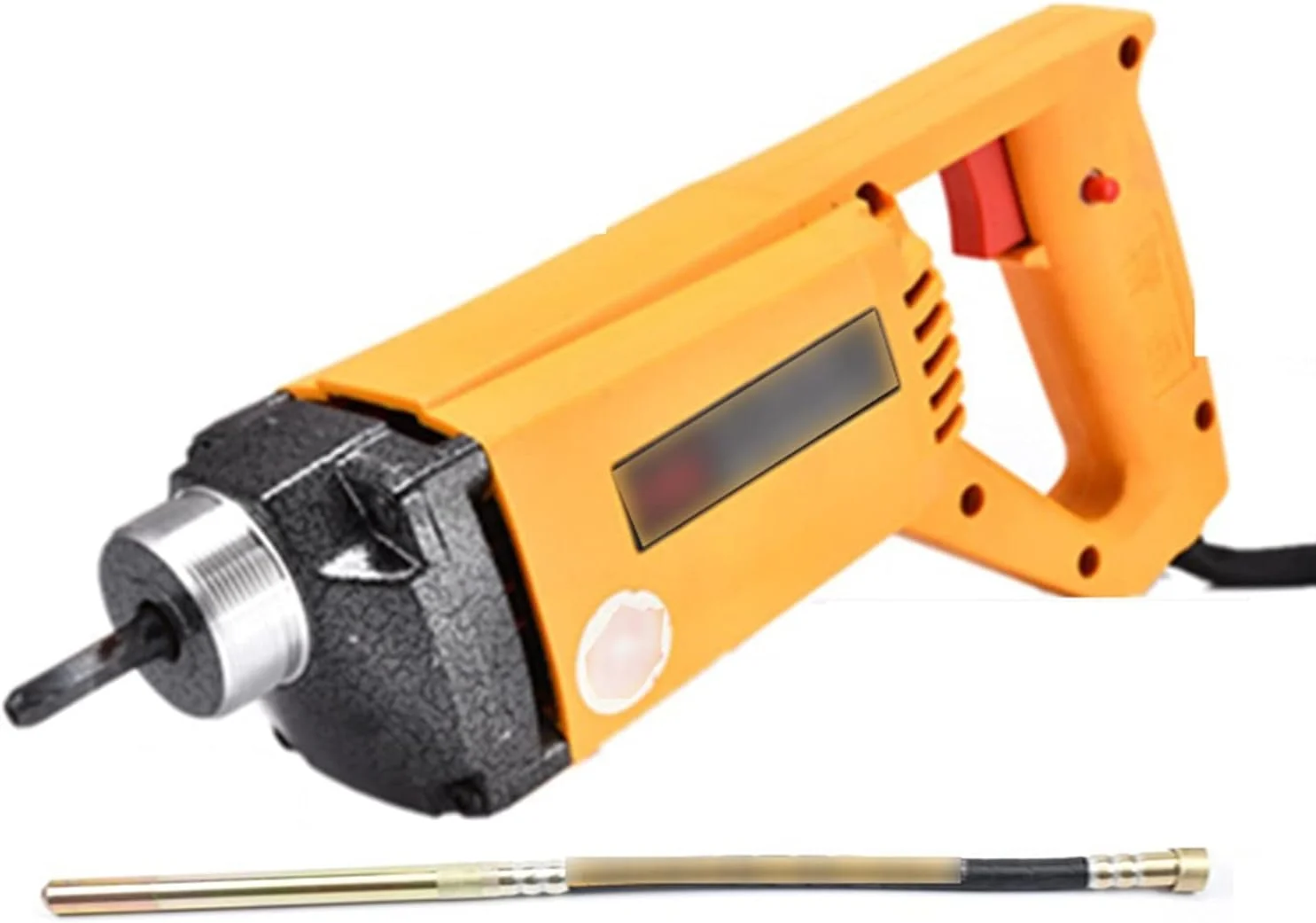 ویبراتور بتن دستی ERTUUYD، ویبراتور برقی بتن، از بین برنده حباب سیمان با میله مسی 1 متری، 1.2 متری و 1.5 متری، ابزار بتن (2800 وات + میله 35# 1.2 متری)