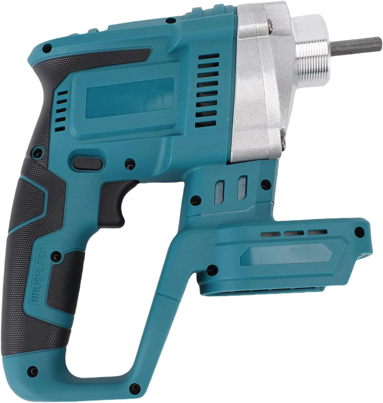 ابزار ویبره بتن برقی Cryfokt، ویبراتور بتن برقی چند منظوره با بدنه آلومینیومی و تغذیه توسط باتری 18 ولت برای حذف حباب