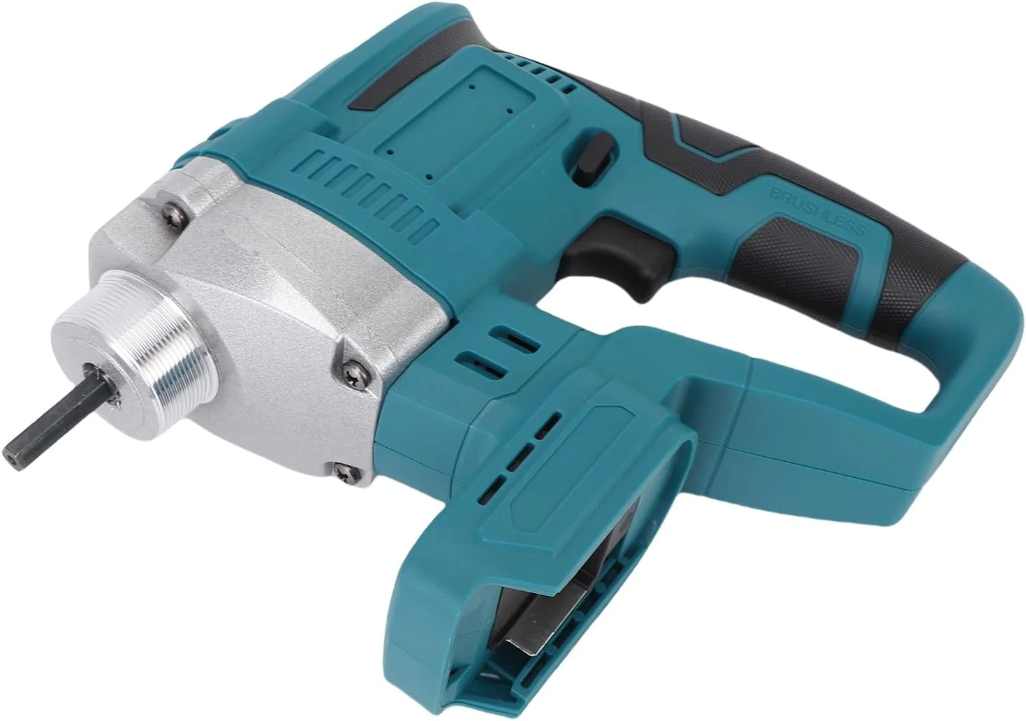 ابزار ویبره بتن برقی Cryfokt، ویبراتور بتن برقی چند منظوره با بدنه آلومینیومی و تغذیه توسط باتری 18 ولت برای حذف حباب