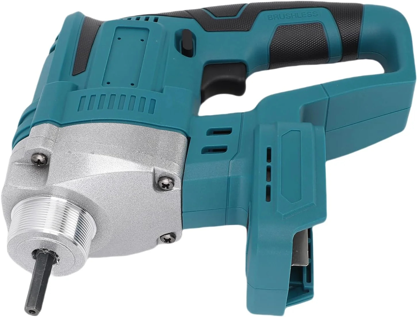 ابزار ویبره بتن برقی Cryfokt، ویبراتور بتن برقی چند منظوره با بدنه آلومینیومی و تغذیه توسط باتری 18 ولت برای حذف حباب