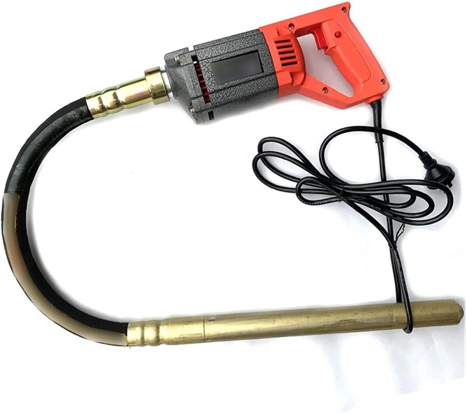 DTFZQV ویبراتور بتن، ویبراتورهای برقی دستی بتن، حذف کننده حباب سیمان با میله مسی 1 متری، 1.2 متری، 1.5 متری، ابزار بتن (میله 1 متری 50#)