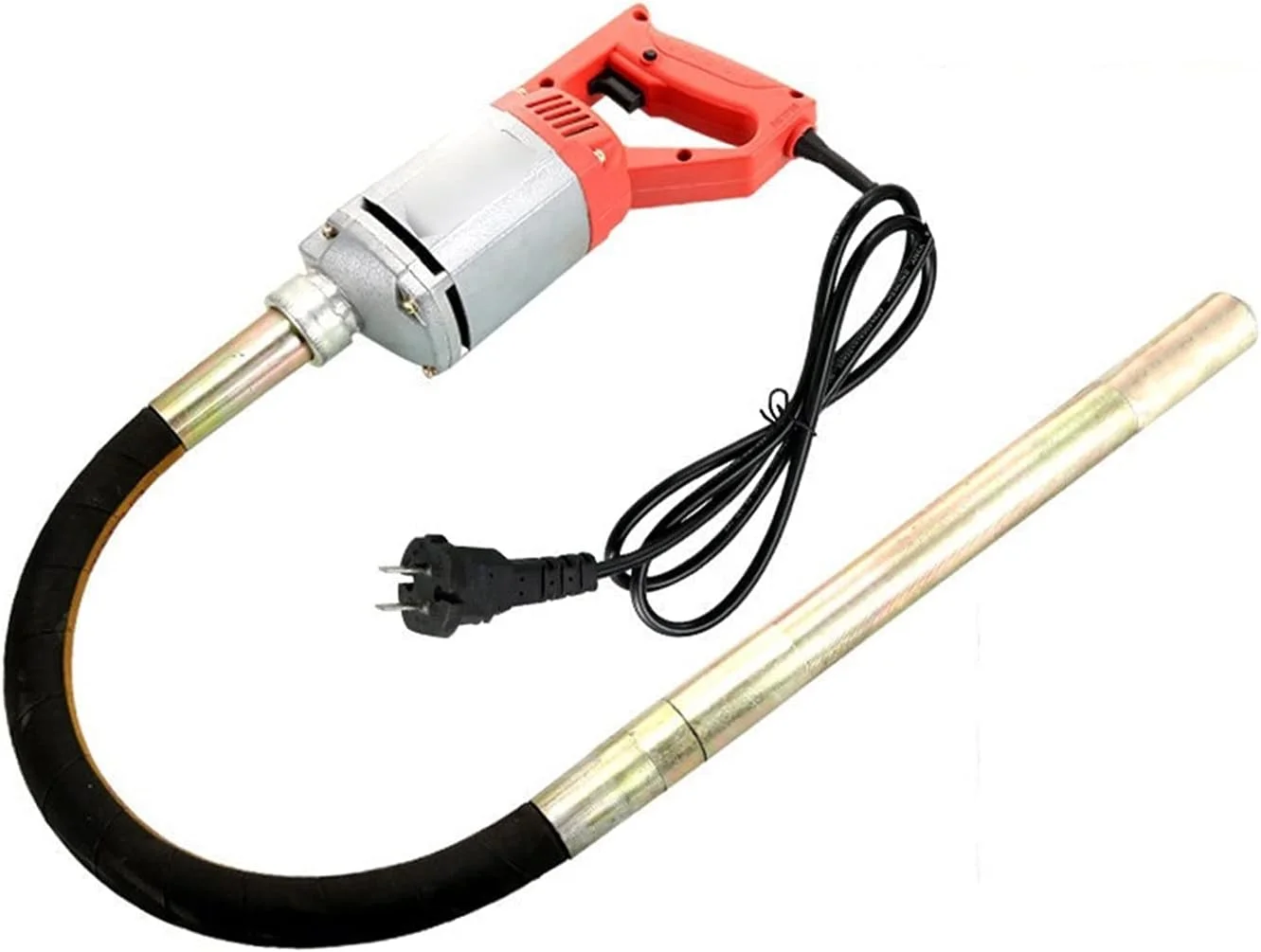 ویبراتور بتن دستی DESONIX، از بین برنده حباب سیمان، با میله مسی 1 متری، 1.2 متری و 1.5 متری (اندازه: میله 1.2 متری 2000 وات)