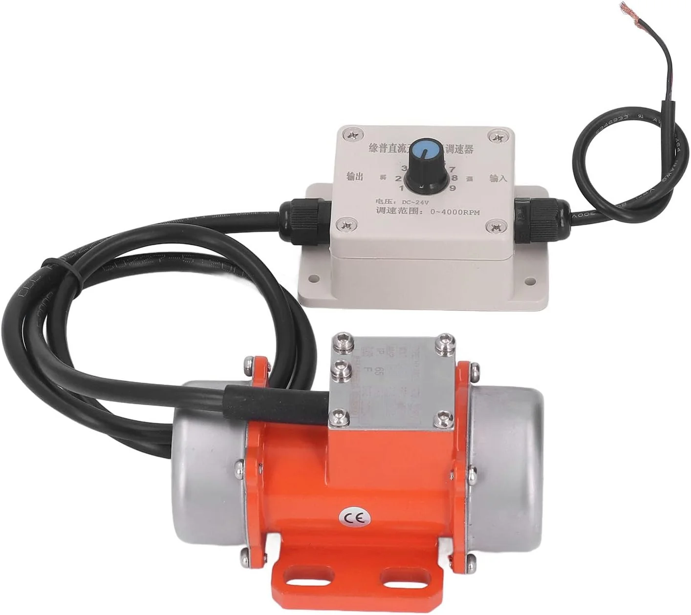 موتور ویبره DC فایفیسی، نیروی قابل تنظیم، ابزار ارتعاشی الکتریکی با محفظه آلیاژ آلومینیوم، 24 ولت، برای ساخت و ساز و فرآوری مواد غذایی (DC24V)