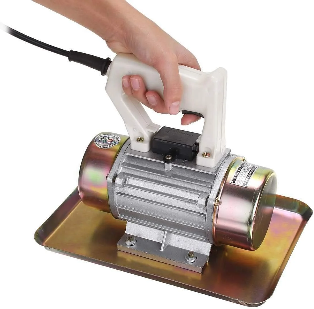 موتور ویبراتور بتن برقی DJGwsxu برای ابزار ساختمانی 220 ولت 250 وات 100 کیلوگرم نیرو 2840 دور در دقیقه دستگاه ویبراتور بتن دستی رومیزی (سیم 3 متری)